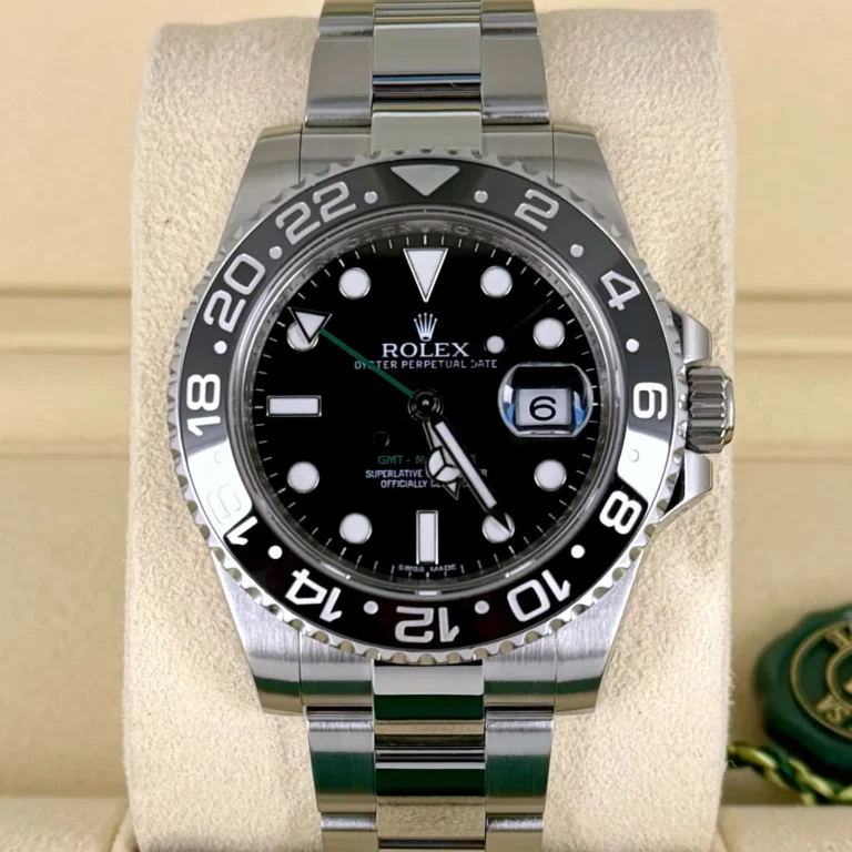Siyah seramik lünetli Rolex GMT-Master II, Oyster bilezik
